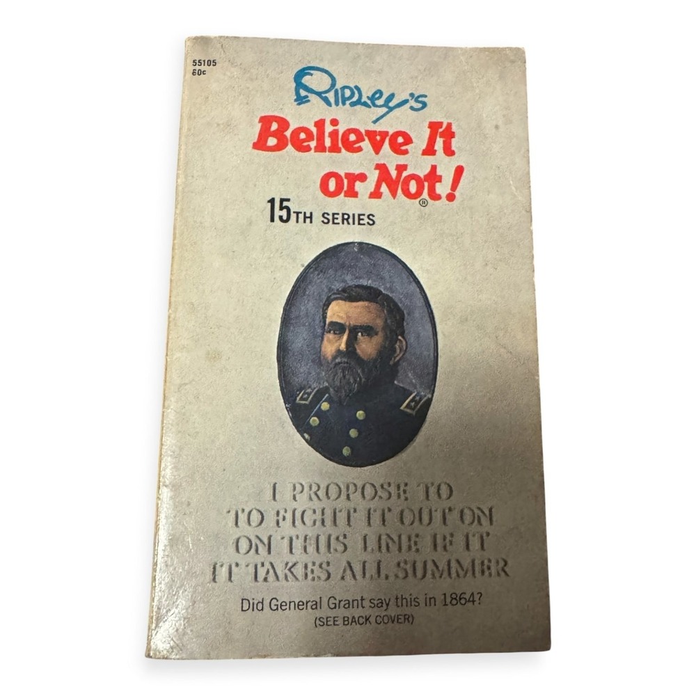 Ripley's Believe It or Not! 15th Series 1969 Pocket Book Vintage Americana